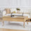 Table basse à plateau relevable avec rangement