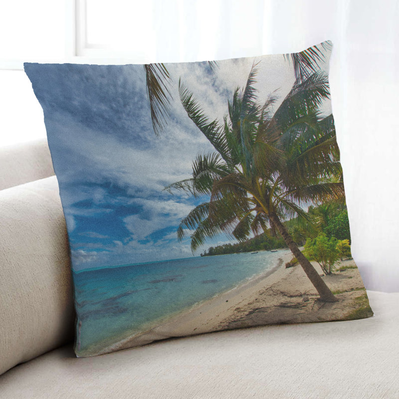 Coussin décoratif Sites Bora 5, Microsuède