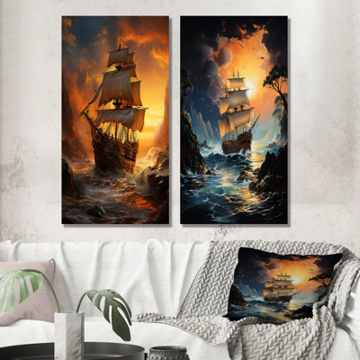 «Pirate Boat Plunderers Legacy», 2 pièces