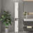 67.51" Tall Bathroom Storage Cabinet With Adjustable Shelves,Slim 2 Doors Freestanding Cabinet With Anti-Tip, Open Compartments, For Home, Small Spaces, Bathroom,Kitchen, Living Room, White