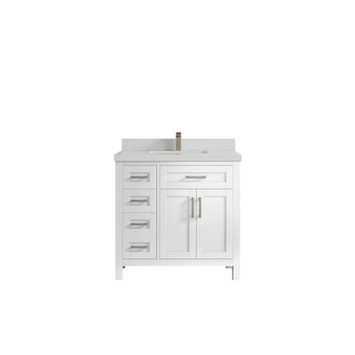 36"" Single Bathroom Vanity Set -  Willow Collections, CAM_WH_CARQZ_36CR