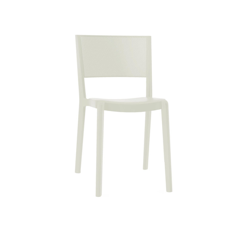 Chaise d'appoint Spot, Blanc