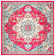 Felty Oriental Fuchsia / Blue Area Rug