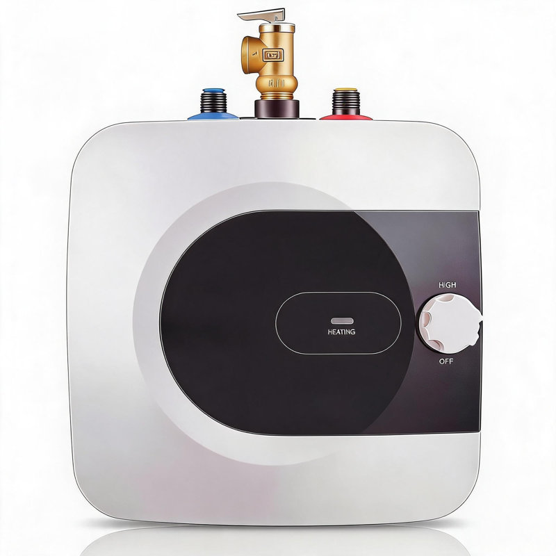 Mini chauffe-eau 8 gallons, chauffe-eau instantané sous le lavabo 120 V, compact