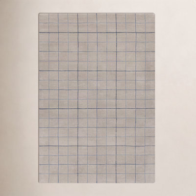 Mallory Hand-Tufted Gray Geometric Rug