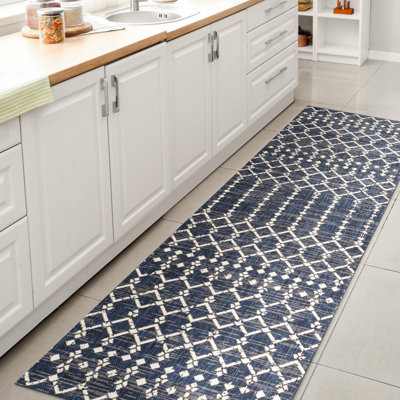 Crompton Moroccan Geometric Textured Weave Indoor/Outdoor Rug