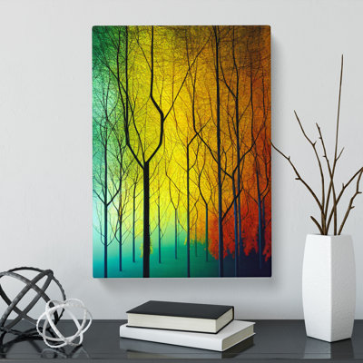 Autumn Forest Abstract Vol.3 - Wrapped Canvas