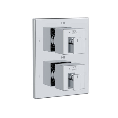 Zendo 3/4" Therm & Pressure Balance Trim With 6 Functions