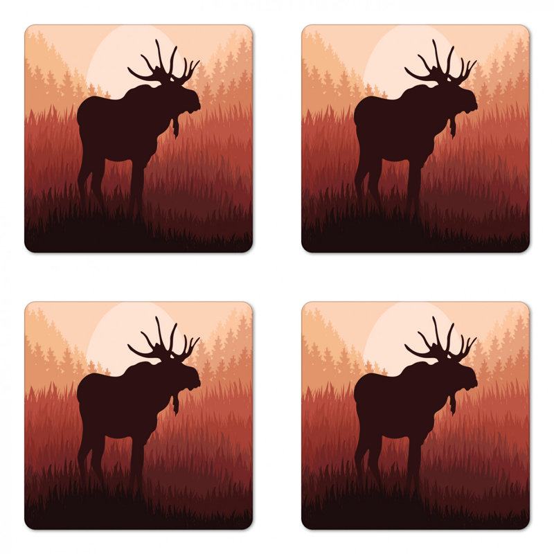 Square 4 Piece Coaster Set