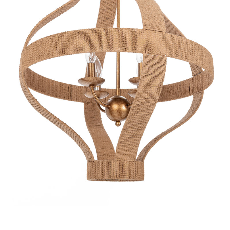 Sarmiento 4 - Light Pendant, 31" H x 23" W x 23" D