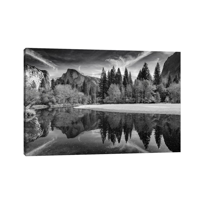 Half Dome Reflections, Yosemite by Adam Burton - Wrapped Canvas Print, 66.04 cm H x 45.72 cm W x 3.175 cm D