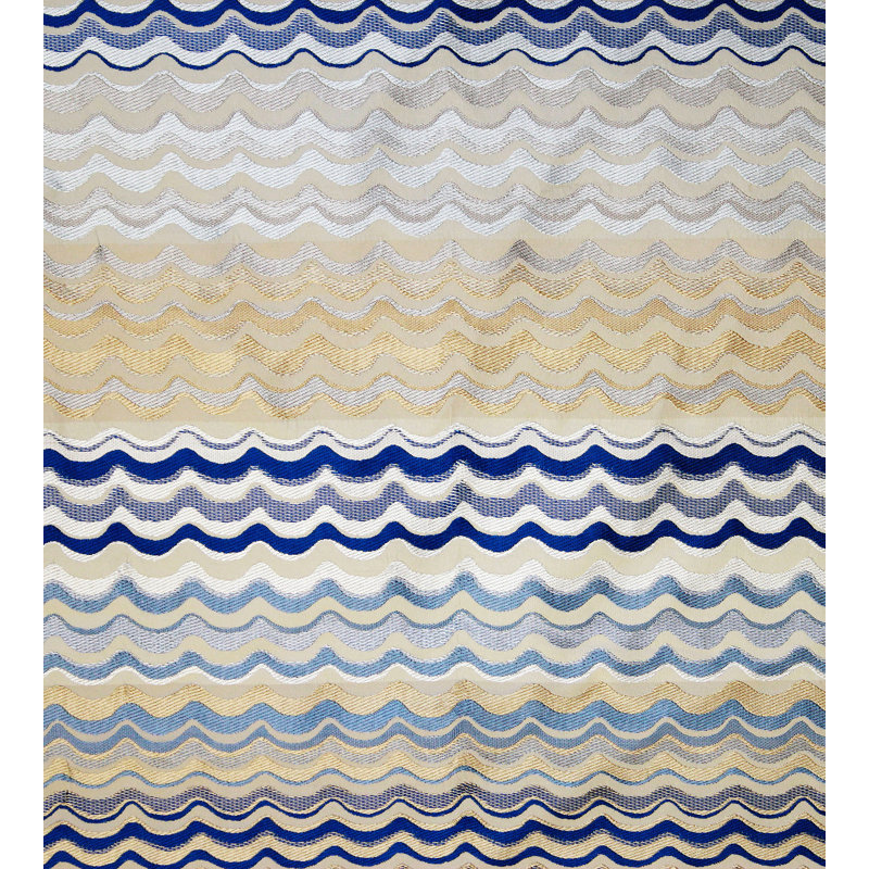 Tissu en soie New Wave, Saphir