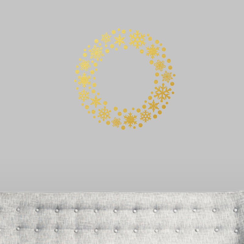 Non-Wall Damaging Wall Decal, Gold