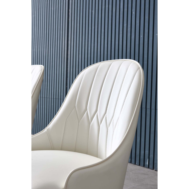 Chaise Perkoff, Blanc