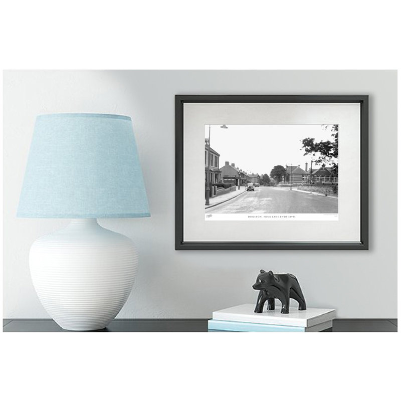 Dunston, Four Lane Ends C1955 by Francis Frith - Single Picture Frame Print, 40cm H x 50cm W x 2.3cm D