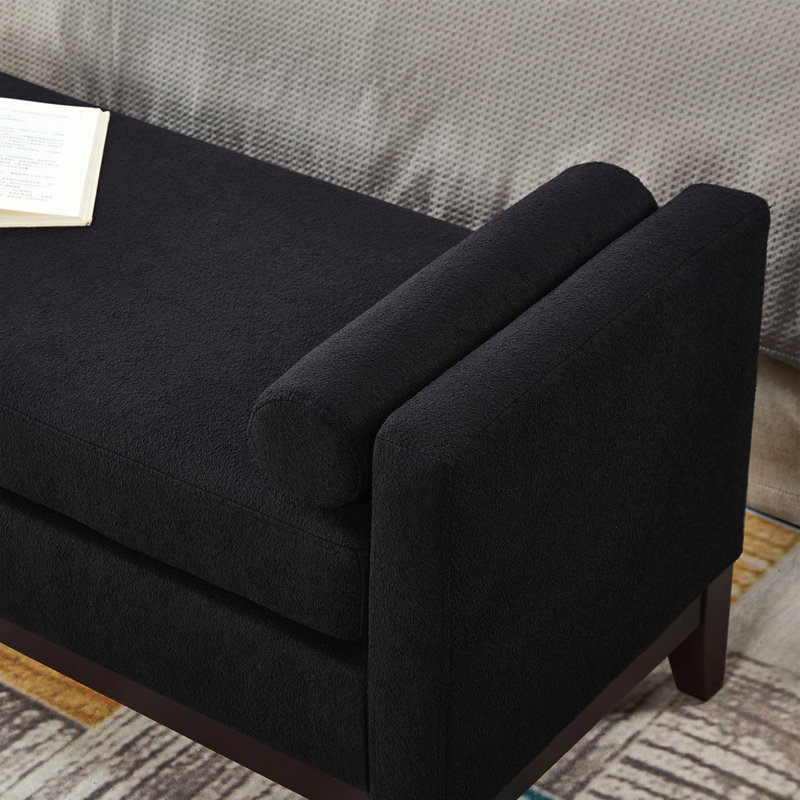 Banc style campagne moderne, Black