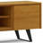Lowry 63"W Solid Acacia Wood Industrial TV Stand for TVs up to 70" with 2 Cabinets and Open Shelf-555229698