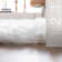 Tapis blanc à poils longs Haja Fluffy
