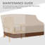 Chaises Adirondack avec trou pour parasol, banc Adirondack en bois pour 2 personnes, siège de foyer