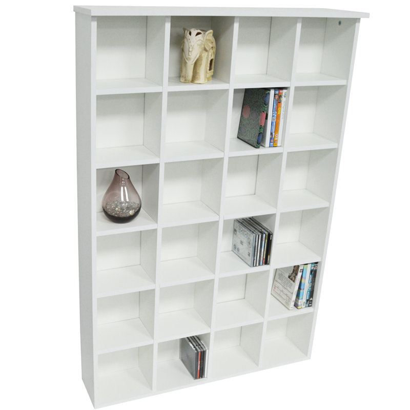 130.5cm H Media Shelves, White