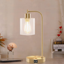 11.8″ Cordless Lamps Table Lamps Modern Rechargeable Battery LED Desk Lamp  Gold