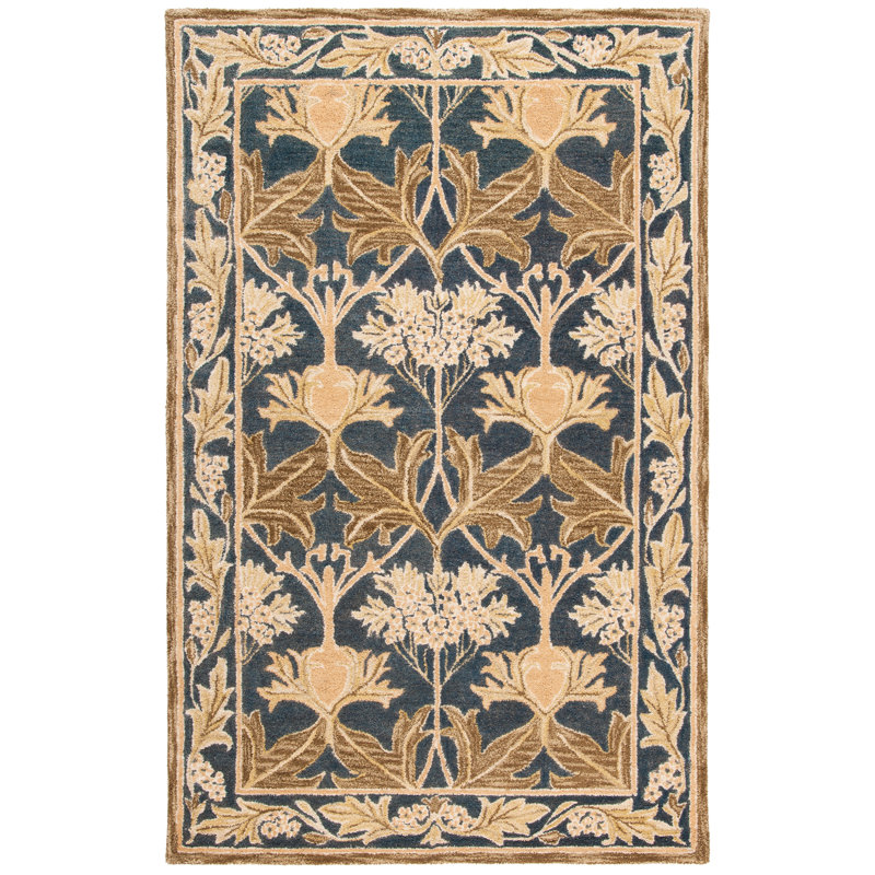 Tingley Hand Tufted Wool Oriental Rug, Rectangle 6' x 9'