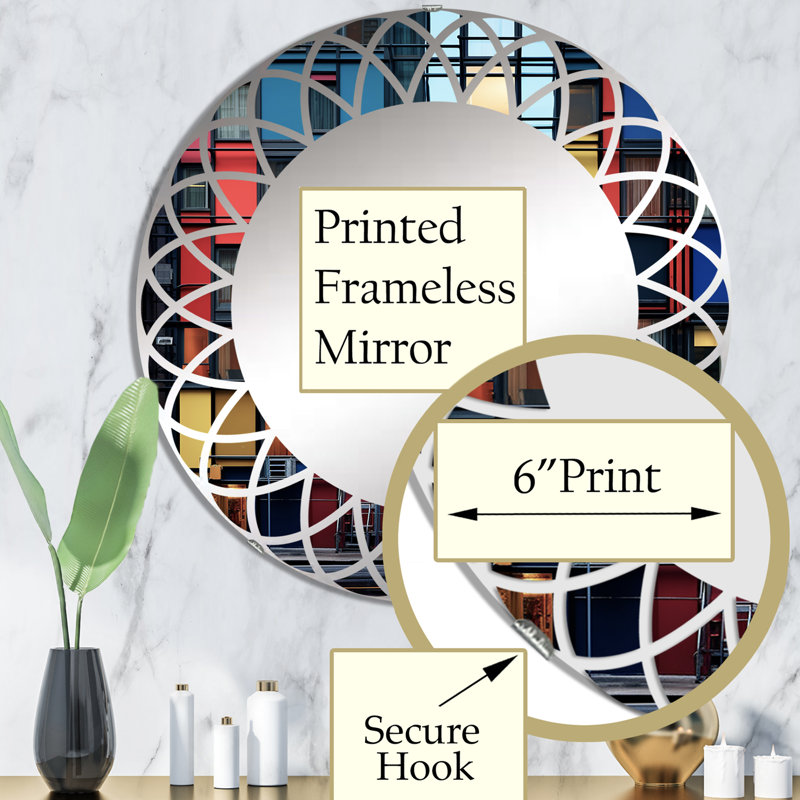 Norbee Circle Mirror, 32" x 32"