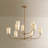 Teddy Linen Drum Chandelier-130941860