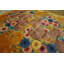 Room Size Knotted Antique Yellow Wool 1930s Chinese - Art Deco Rectangle Rug