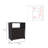 Nightstand Cuarzz, One Cabinet-111320134