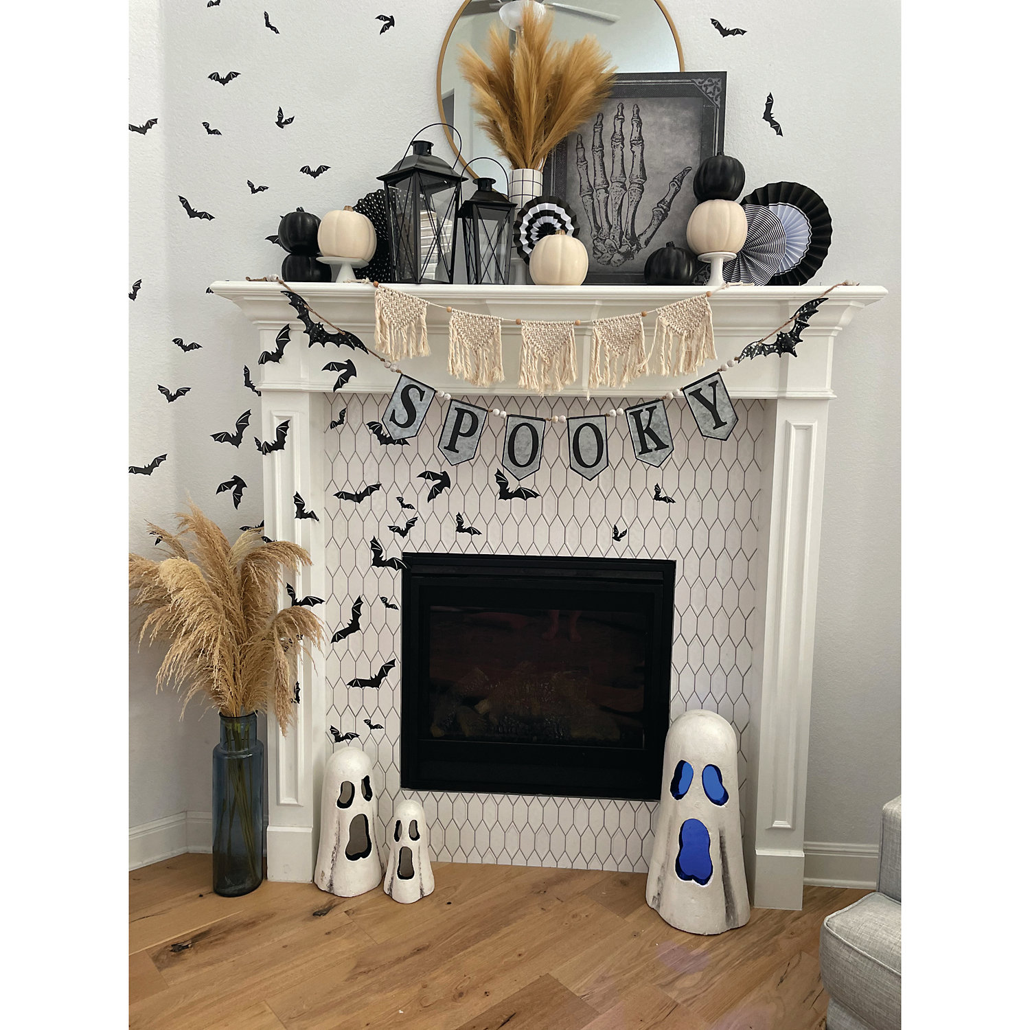 Hanging Bats Halloween Decorations