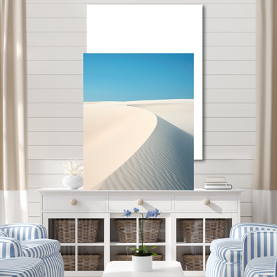 «White Dune Solitude I» sur toile
