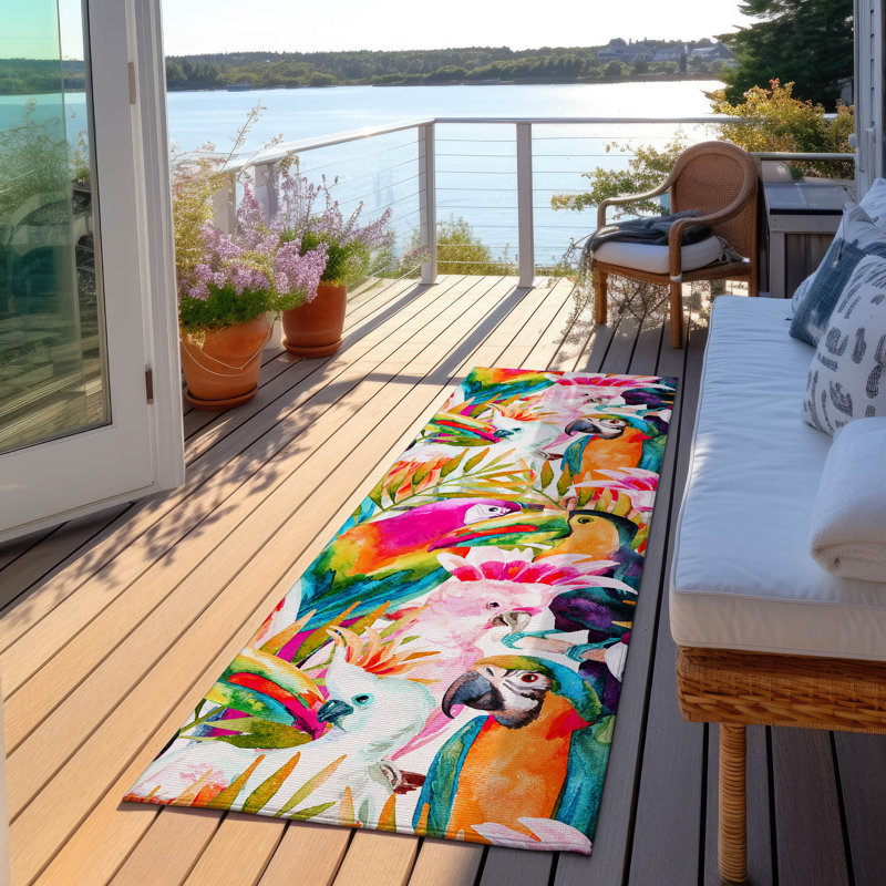 Braggs Washable Indoor / Outdoor Rug, Runner 2'3" x 7'6"