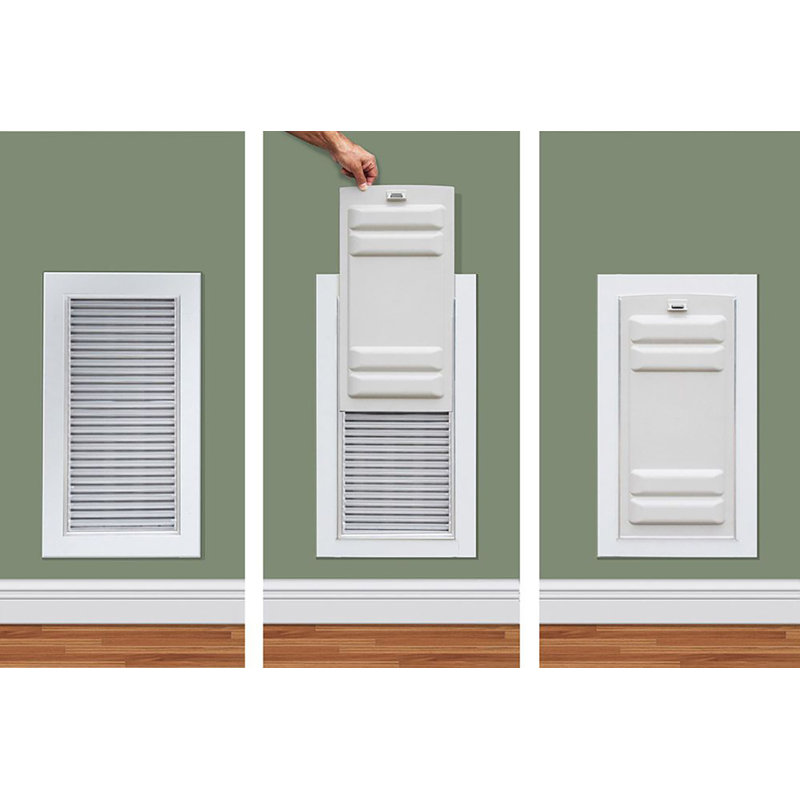 Small Aluminum Frame Pet Door with Magnetic Lock