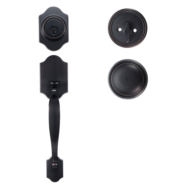 Front Door Handle and Deadbolt Set