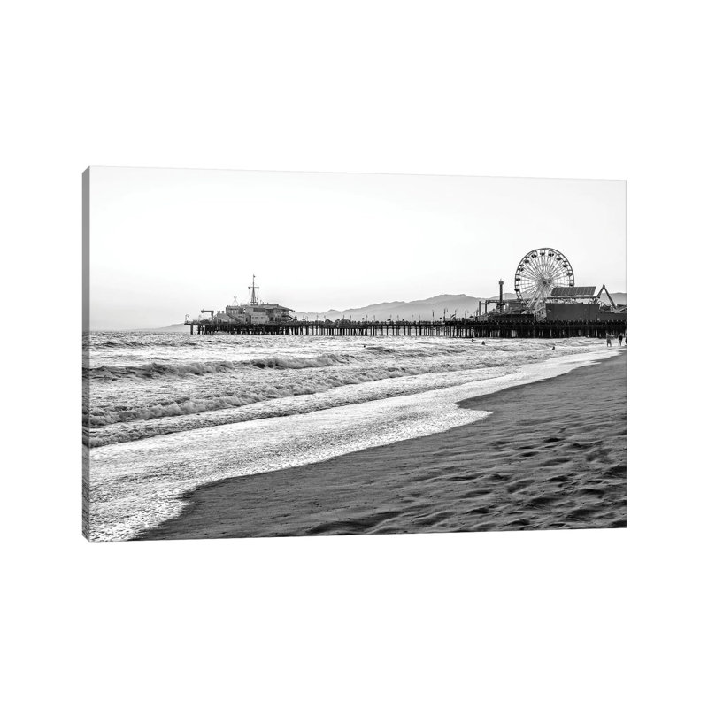 Summer in Santa Monica 1 Piece Wrapped Canvas Wall Art, 101.6 cm H x 66.04 cm W x 3.175 cm D