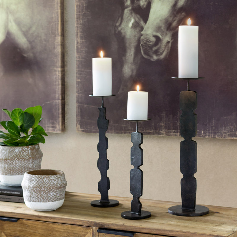 Rustic Modern Pillar, 20.5" H x 6.25" W x 6.25" D