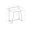 Bureau d'ordinateur, bureau personnel, ordinateur portable, L 30 po, métal stratifié, contemporain, moderne-1545042745-1545042885