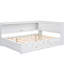 Lit de jour avec rangement, et DEL en blanc pleine grandeur - Offre une option de couchage pratique, gigogne, taille, moderne-121098352