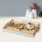 Elegant Glass Tray, 19.7 x 11.4 x 1.4 inches | 100% Durable Glass Construction | Easy to Clean with Damp Cloth | Ideal for Serving, Decorative Display, and Organizing | Stylish Addition to Home Décor-2130721548