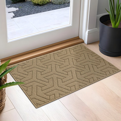 Non-slip Geometric Indoor Doormat