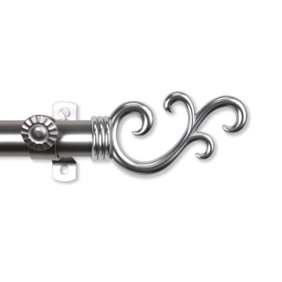 Verlyn Adjustable Bay Window Single Curtain Rod