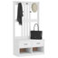 Hall Tree SANDNES 87X40x159.5Cm Solid Wood Pine-1819761801