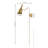 Tencho Iron Plug-in Armed Sconce