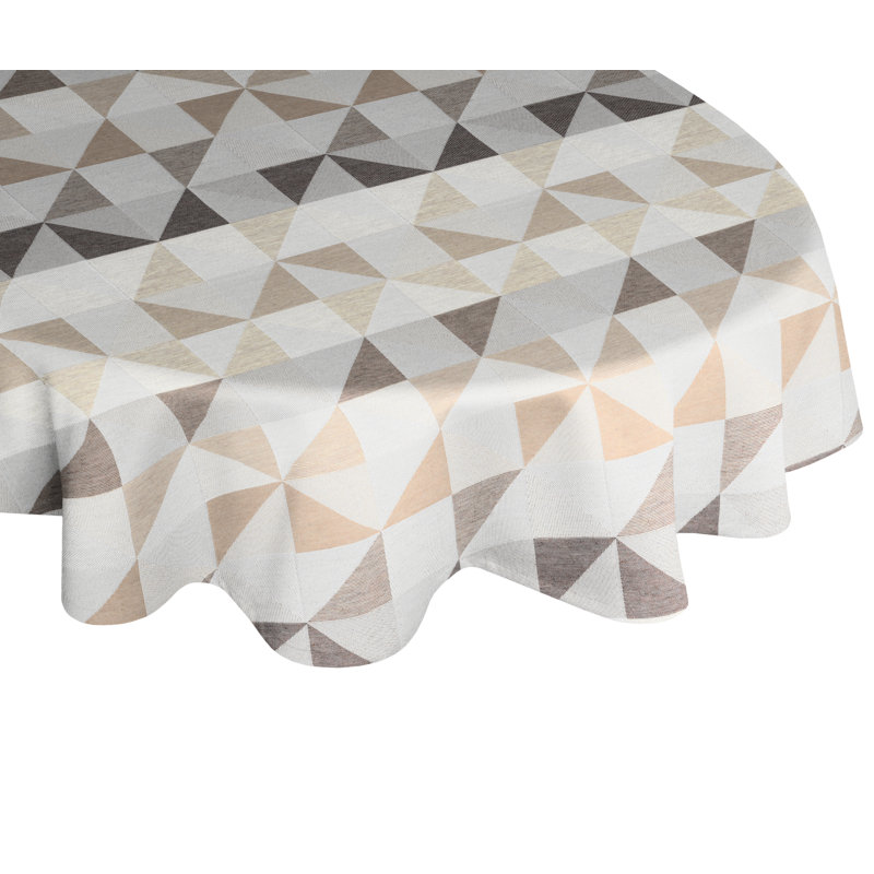 Gareth Tablecloth, Brown/Grey