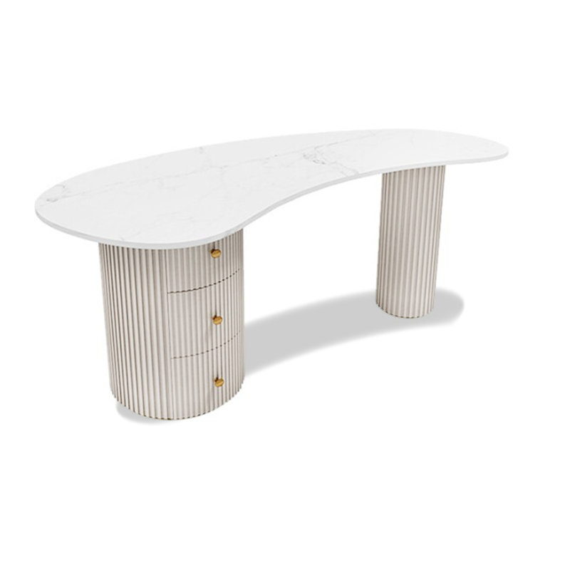 Table de réception italienne luxueuse, H 29,53 po x l 62,99 po x P 27,56 po