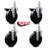 4 Piece Soft Rubber Caster Set