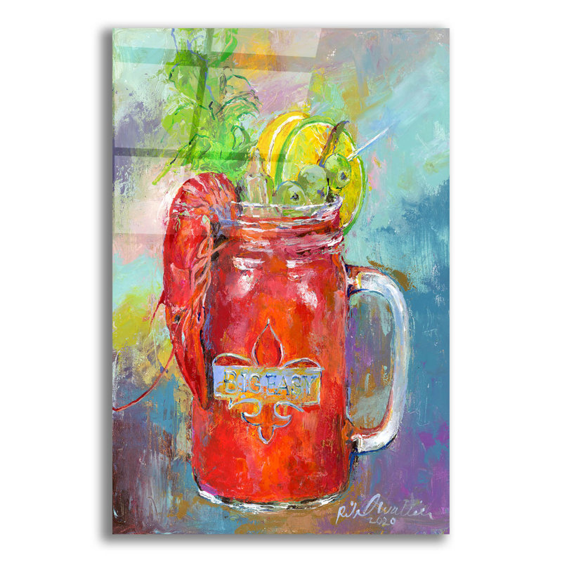 «Big Easy» par Richard Wallich, H 16 po x l 12 po x P 0,13 po