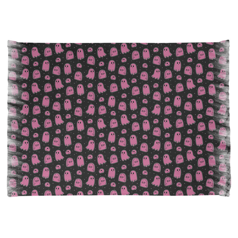 Noir/noir/rose Tapis décoratif, non