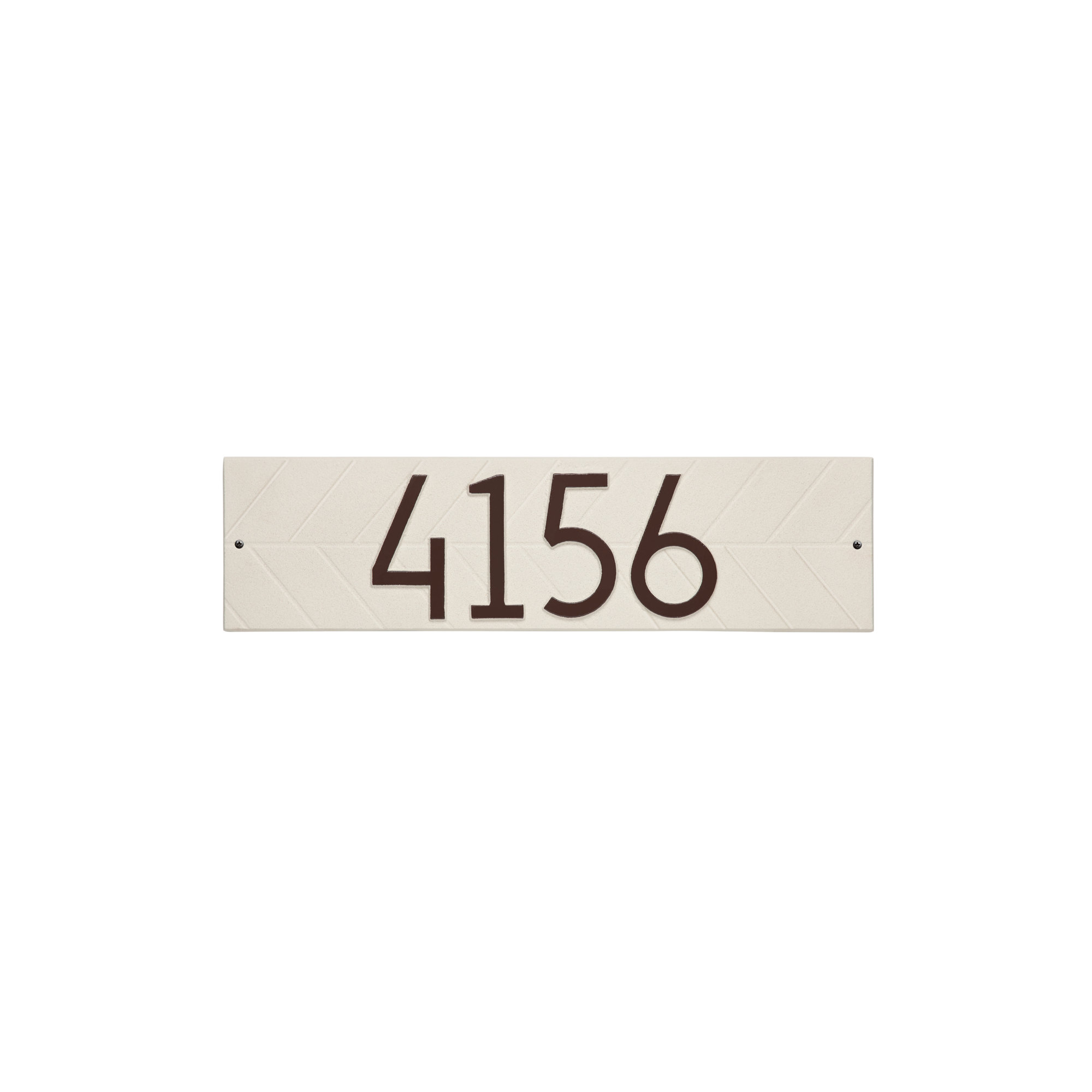 Mid-century Modern Herringbone Wall Plaque, Coastal Clay, Yes